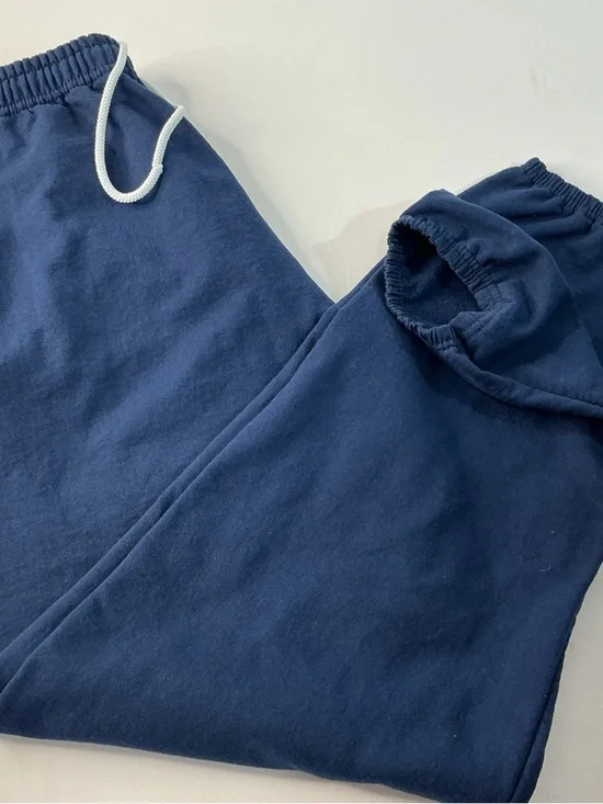 Athletic Works Boys Navy Elastic Waist Joggers - Picture 8 of 8